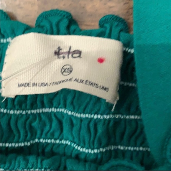 NWT Anthropologie emerald tank - Picture 3 of 5